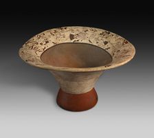 Vase Depicting Warriors in Battle and Capturing Prisoners, 100 B.C./A.D. 500. Creator: Unknown