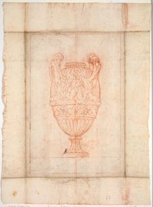 Vase Design for Suite of Vases: Plate 27, 1746. Creator: Jacques François Saly (French, 1717-1776)