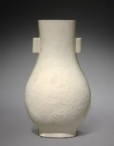 Vase: Ding ware, 1368- 1644. Creator: Unknown