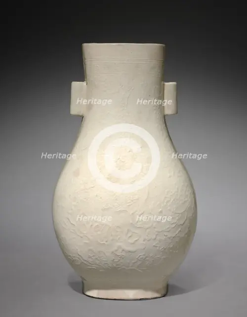 Vase: Ding ware, 1368- 1644. Creator: Unknown.