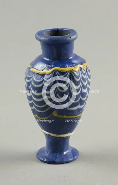 Vase, Egypt, Dynasty 18-19 (about 1550-1186 BCE). Creator: Unknown.