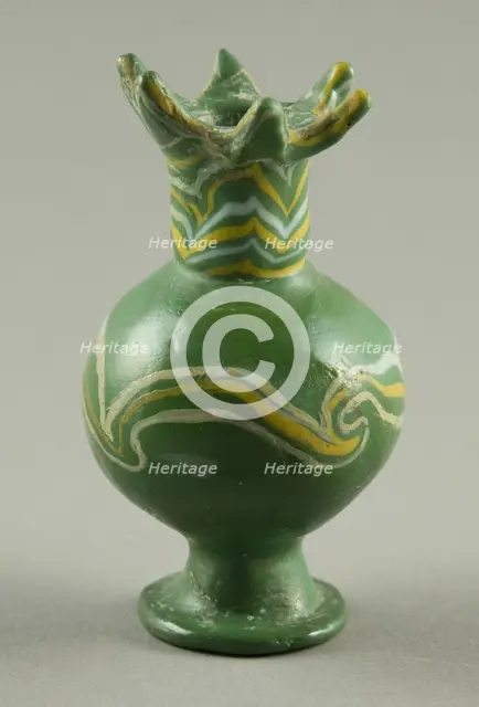 Vase, Egypt, New Kingdom, Dynasty 19 (1295-1186 BCE). Creator: Unknown.