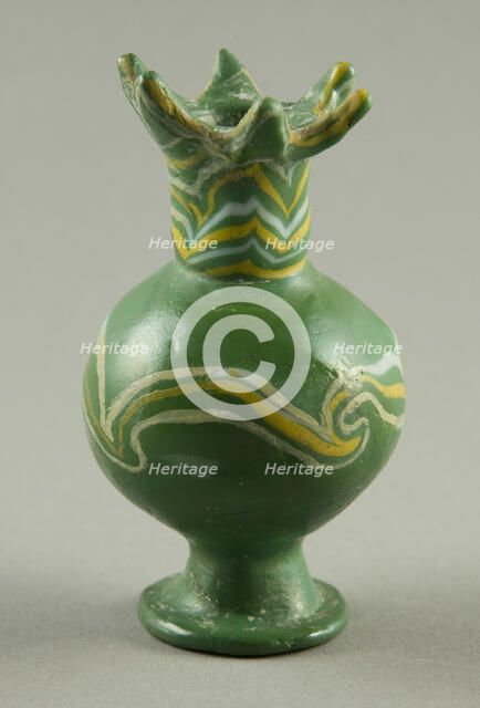 Vase, Egypt, New Kingdom, Dynasty 19 (1295-1186 BCE). Creator: Unknown.