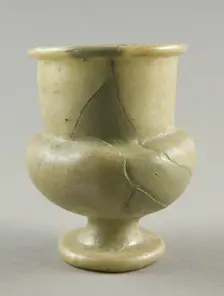 Vase, Egypt, New Kingdom Period, Dynasty 19 (1292-1202 BCE). Creator: Unknown