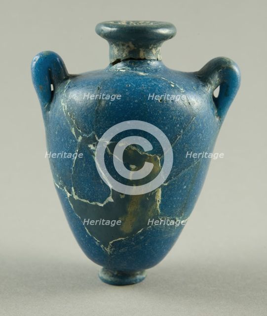 Vase, Egypt, New Kingdom Period, Dynasty 19 (1292-1202 BCE). Creator: Unknown.