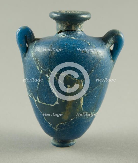 Vase, Egypt, New Kingdom Period, Dynasty 19 (1292-1202 BCE). Creator: Unknown.