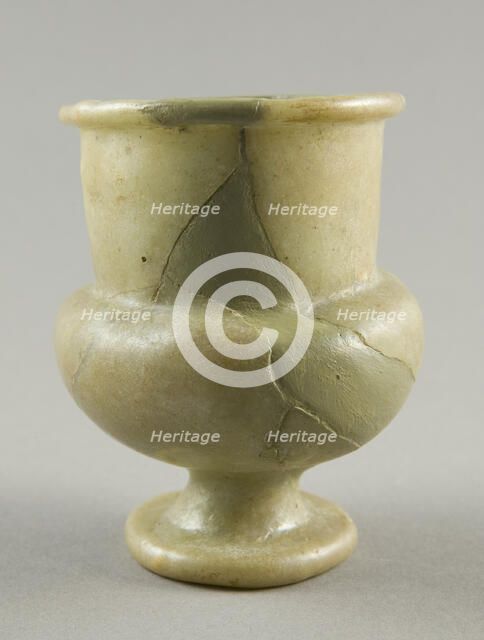 Vase, Egypt, New Kingdom Period, Dynasty 19 (1292-1202 BCE). Creator: Unknown.