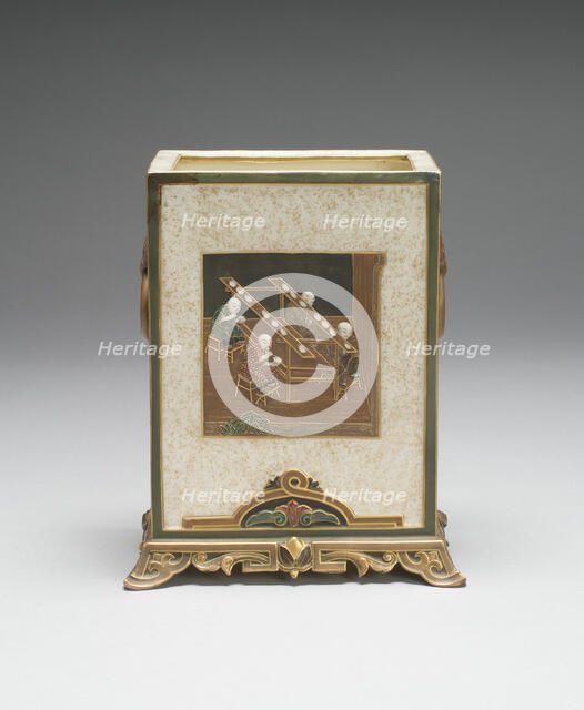 Vase, England, 1875/80. Creator: Royal Worcester.