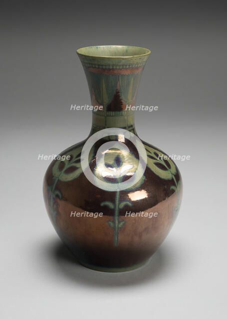 Vase, England, 1890/1900. Creator: William de Morgan.