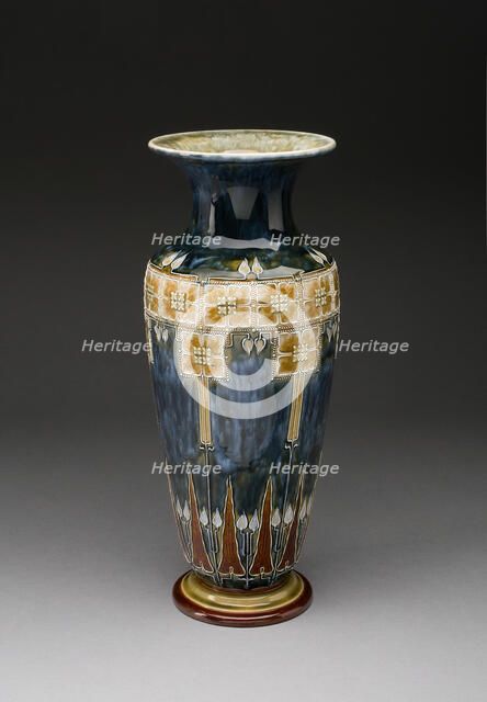 Vase, England, 1893. Creator: Royal Doulton.