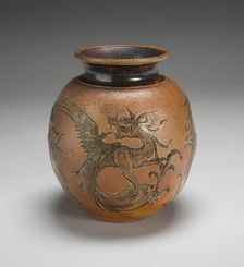 Vase, England, 1894. Creator: Martin Brothers Pottery