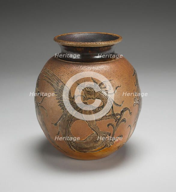 Vase, England, 1894. Creator: Martin Brothers Pottery.