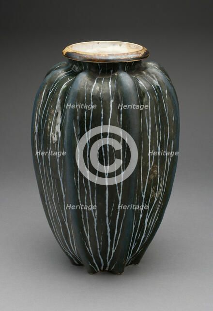 Vase, England, 1901. Creator: Martin Brothers Pottery.