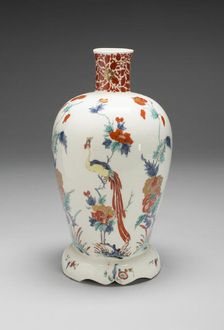 Vase, England, c. 1755. Creator: Bow Porcelain Factory