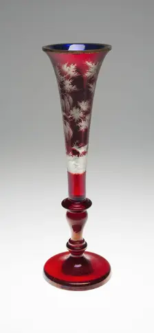 Vase, England, c. 1850/60. Creator: Unknown