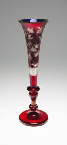 Vase, England, c. 1850/60. Creator: Unknown
