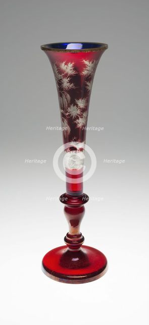 Vase, England, c. 1850/60. Creator: Unknown.