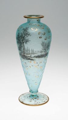 Vase, France, c. 1895. Creator: Daum Frères, Nancy