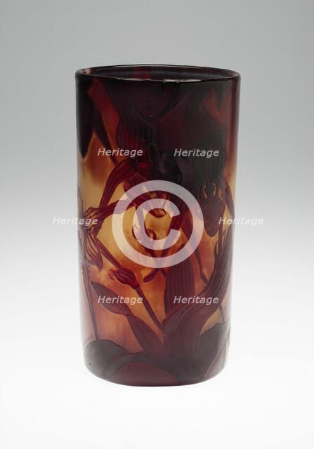 Vase, France, c. 1900. Creator: Émile Gallé.