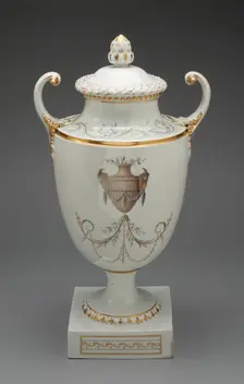 Vase, Fürstenberg, c. 1800. Creator: Fürstenberg Porcelain Factory