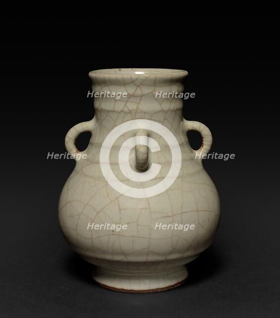 Vase: Guan type, 1700s. Creator: Unknown.
