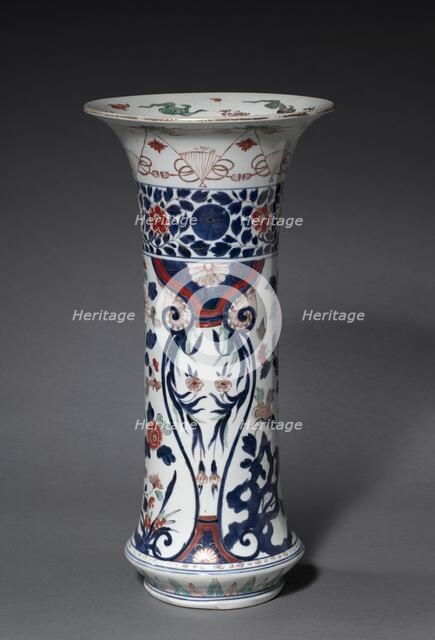 Vase: Imari Ware, 17th century. Creator: Unknown.
