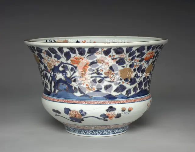 Vase (Imari ware), c 1700s- 1800s. Creator: Unknown.