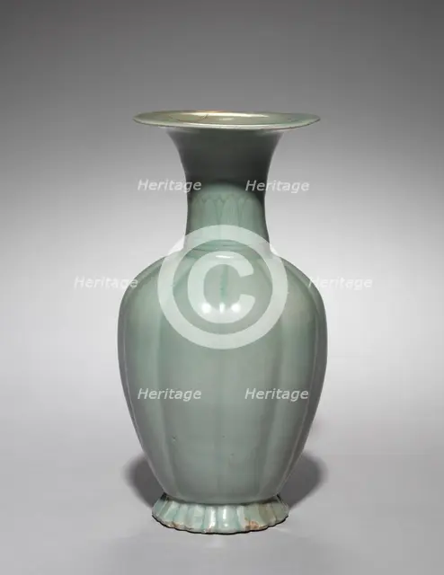 Vase in the Form of a Melon, 1100s. Creator: Unknown.