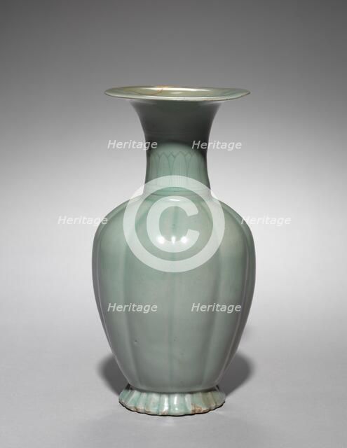 Vase in the Form of a Melon, 1100s. Creator: Unknown.