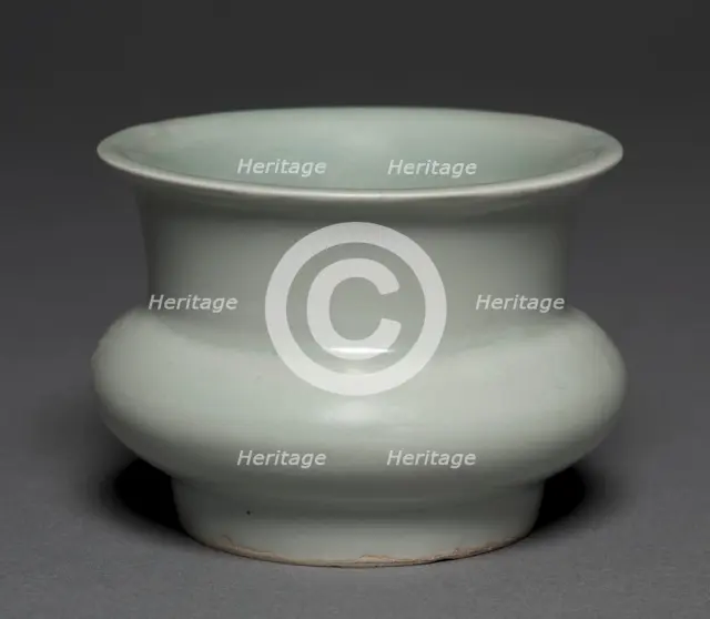 Vase in the Shape of a Grain Measure (Zhadou), 1127-1279. Creator: Unknown.