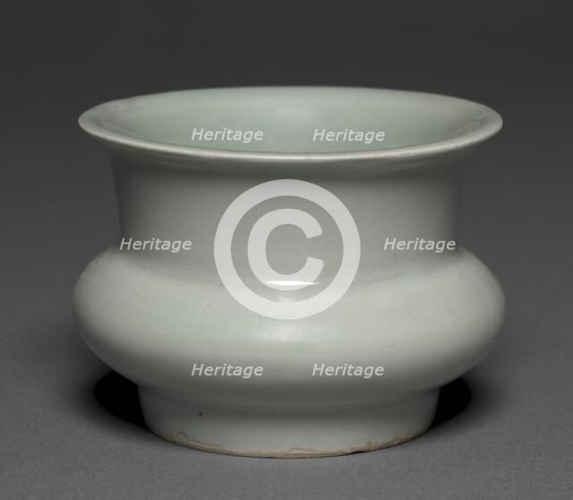 Vase in the Shape of a Grain Measure (Zhadou), 1127-1279. Creator: Unknown.