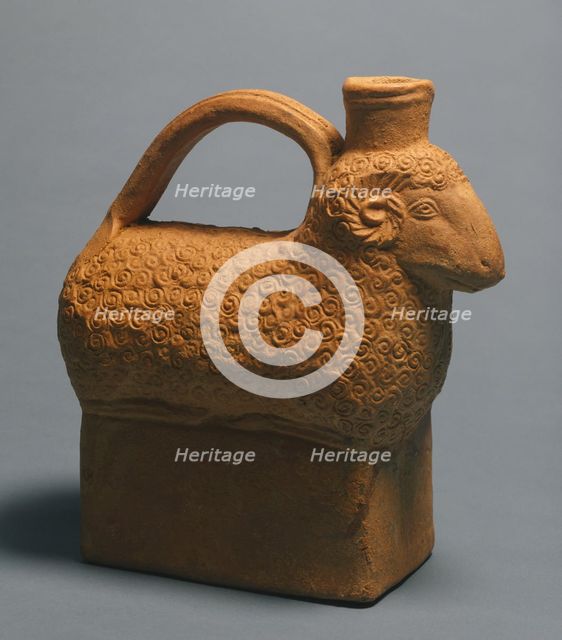 Vase in the Shape of a Ram, 2nd century A.D. Creator: Unknown.