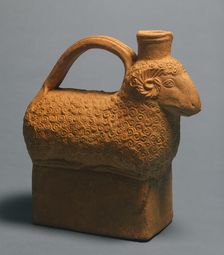 Vase in the Shape of a Ram, 2nd century A.D. Creator: Unknown