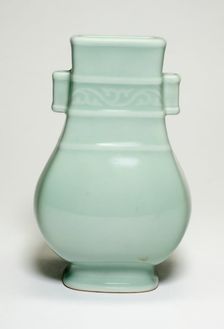 Vase in the Shape of an Ancient Bronze Vessel, Qing dynasty, Qianlong reign, 18th/19th cent. Creator: Unknown