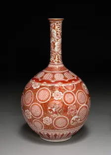 Vase: Kutani Ware, 19th century. Creator: Unknown