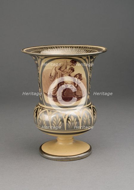 Vase, Leeds, c. 1820. Creator: Unknown.