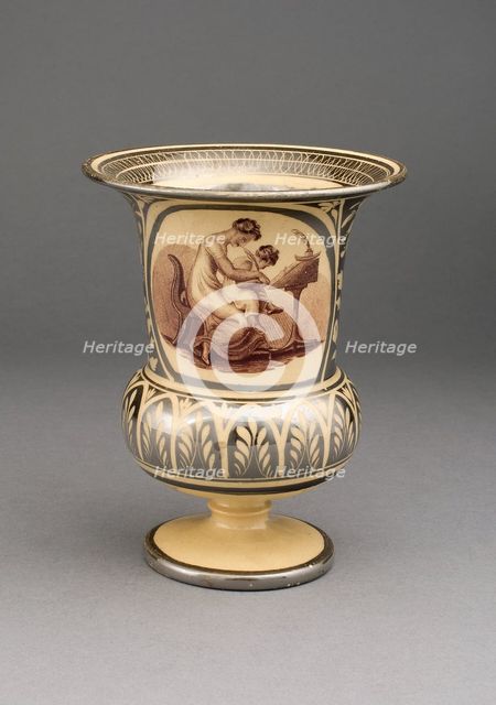 Vase, Leeds, c. 1820. Creator: Unknown.