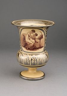 Vase, Leeds, c. 1820. Creator: Unknown