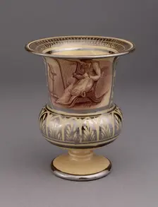 Vase, Leeds, c. 1820. Creator: Unknown