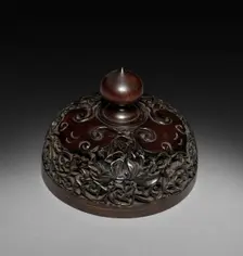 Vase (lid), 1622-1722. Creator: Unknown