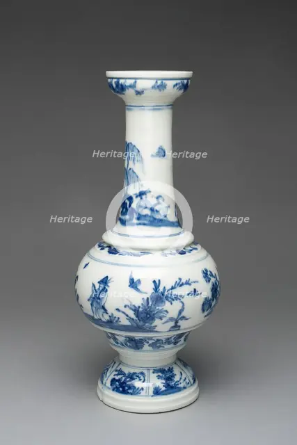 Vase, Meissen, 1723/25. Creator: Meissen Porcelain.