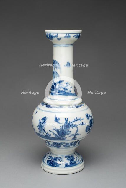 Vase, Meissen, 1723/25. Creator: Meissen Porcelain.