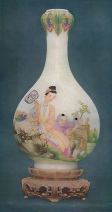 Vase of Finest Enamelled Porcelain. Ch'Ien Lung Period, 1736-1796, (1927). Artists: Edward F Strange, Unknown