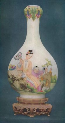 Vase of Finest Enamelled Porcelain. Ch'Ien Lung Period, 1736-1796, (1927). Artists: Edward F Strange, Unknown