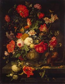 Vase of Flowers, 1660. Creator: Abraham Mignon