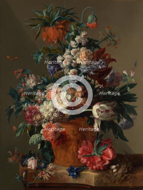 Vase of Flowers, 1722. Creator: Jan van Huysum.