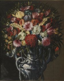 Vase of flowers, 17th century. Creator: Unknown