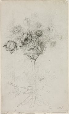 Vase of Flowers, May 1857. Creator: Pierre-Auguste Renoir