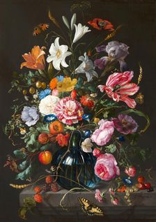 Vase of Flowers, c1640-1680. Creator: Jan Davidsz de Heem
