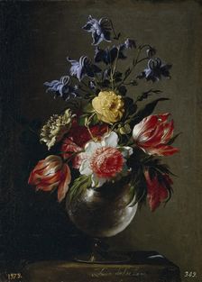 Vase of Flowers, c1670. Creator: Juan de Arellano